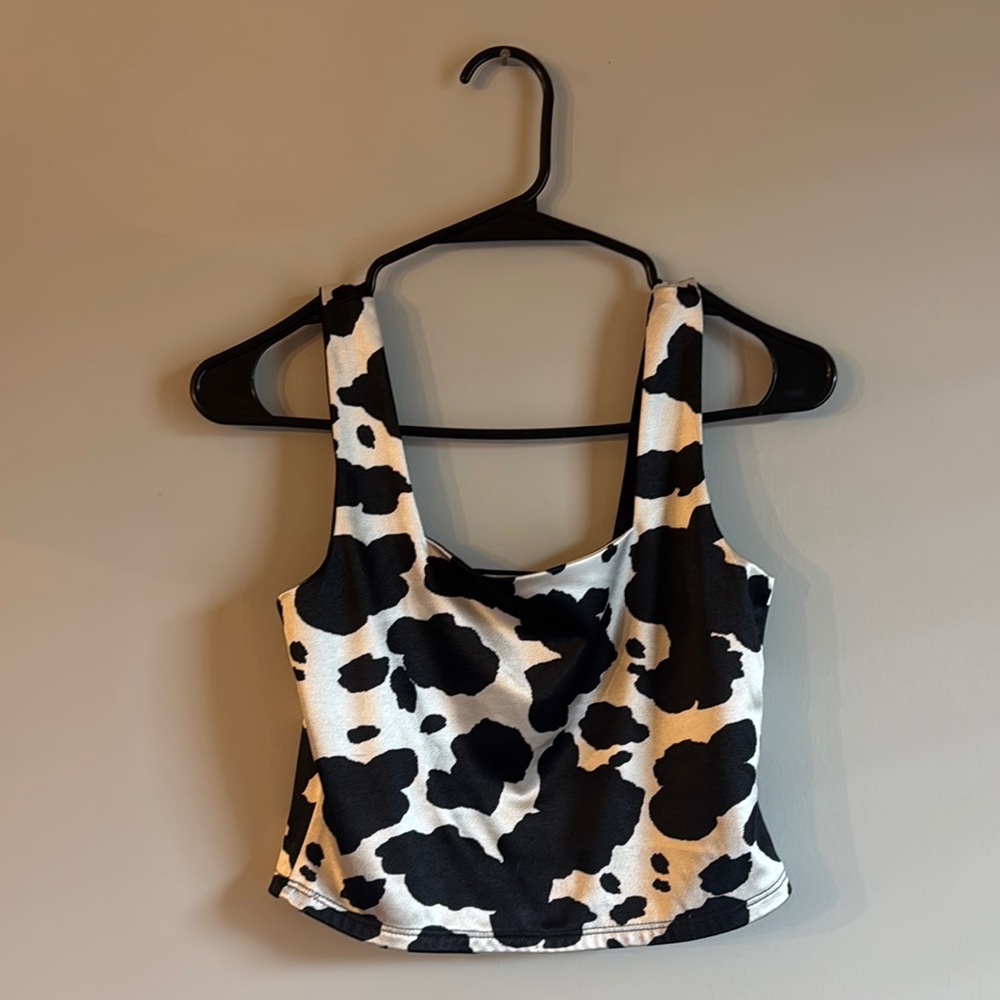 Altar'd State Cow Print Top